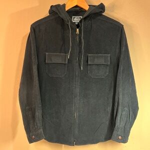 Vintage Alfredo Versace Black Velvet Jacket Hoodie